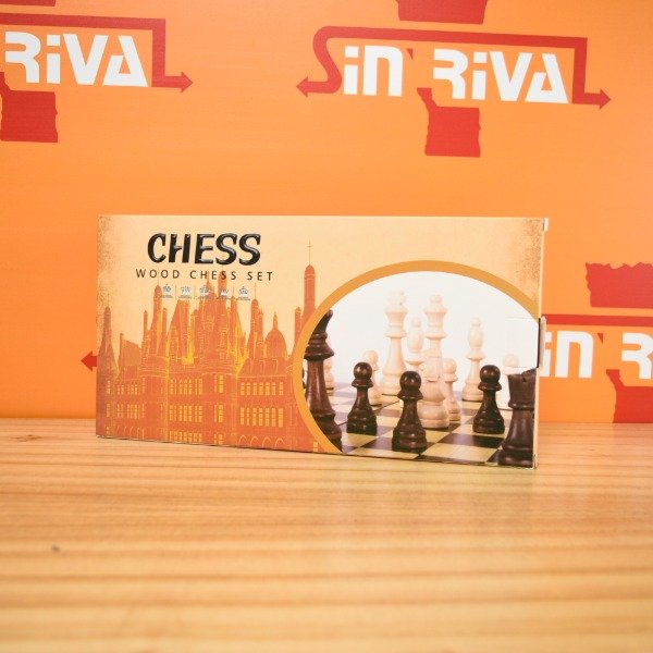 Producto - JUEGO DE AJEDREZ DE MADERA RJ3648