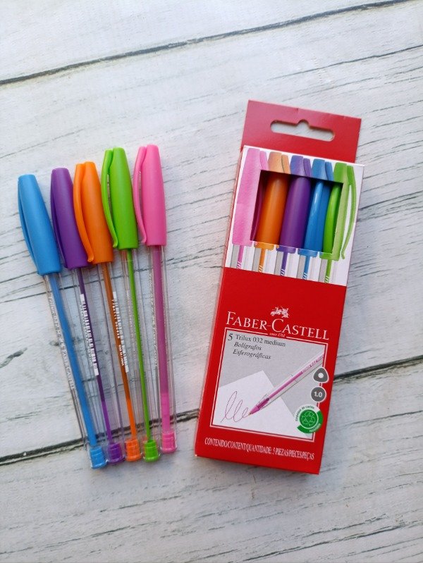 Producto - Bolígrafo Faber Castell 032 x5