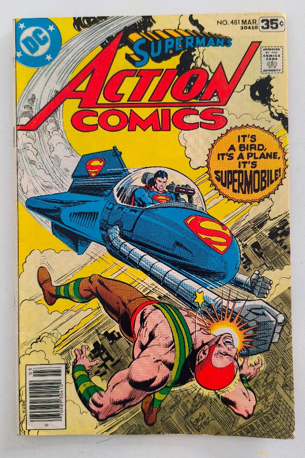 Producto - Action Comics #481 (1978) - Clásico con la 1ra aparición del Supermobile
