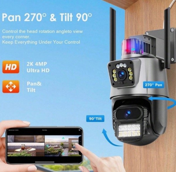 Producto - CÁMARA DOBLE CON ALARMA