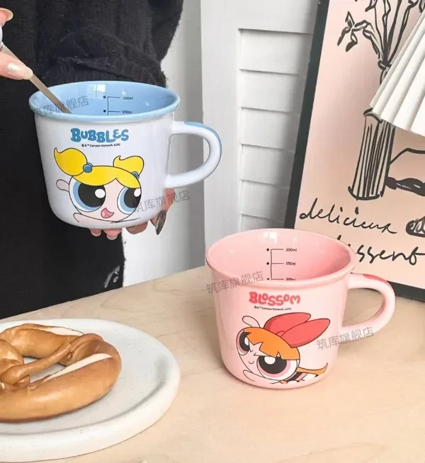 Producto - TAZA CERAMICA CON MEDIDOR CHICAS SUPER PODEROSAS