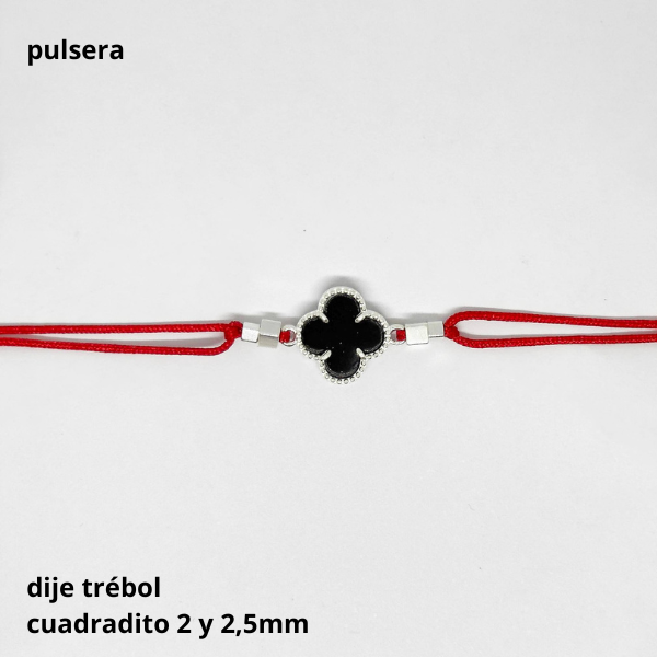 Producto - PUL #FP - Pulsera tejida dije trébol (DÓLAR)