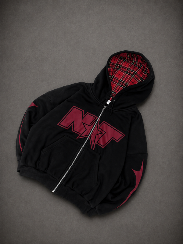 Producto - Zip Hoodie District Negra
