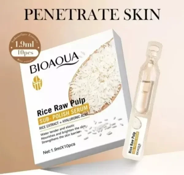 Producto - SERUM EN AMPOLLAS X 10 UNIDADES ARROZ Y ACIDO HIALURONICO