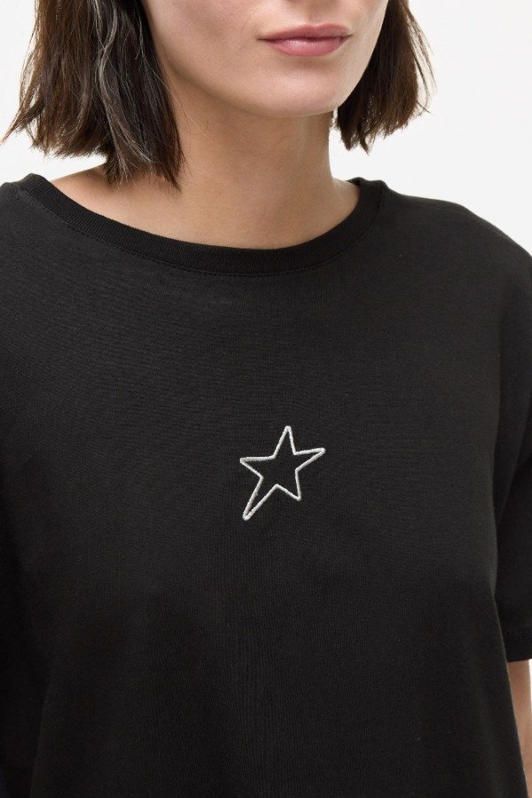 Producto - REMERON M/C BORDADO LUREX Y LENTEJUELAS