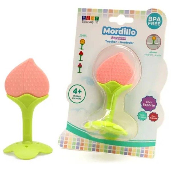 Producto - 3081 - Mordillo de silicona frutal con sopapa (BABY INNOVATION)