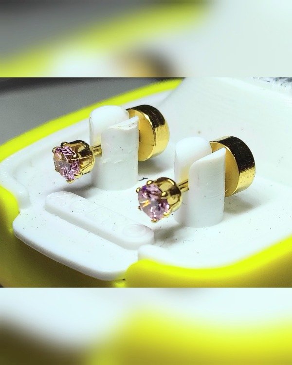 Producto - Abridor DIMAR. Dorado. Cubic Rosa Chico