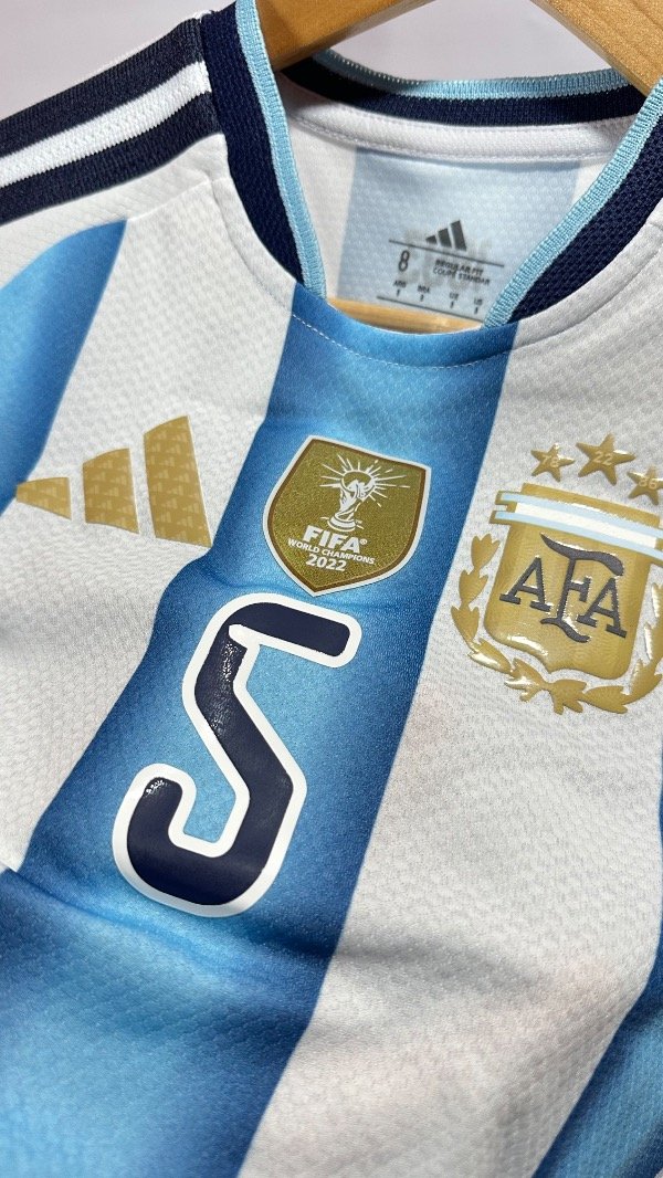 Producto - Paredes Argentina Titular 2026 Oficial Mundial EE.UU/Canada/Mexico Niños - 2