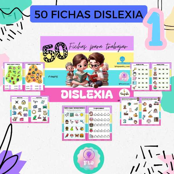 Producto - 50 Fichas DISLEXIA 1