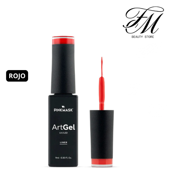 Producto - PINK MASK NAIL ART GEL ROJO