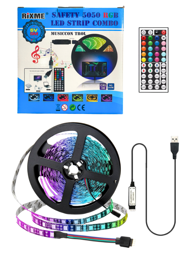 Producto - TIRA LED SAFETY 5050 RGB 5M 5005