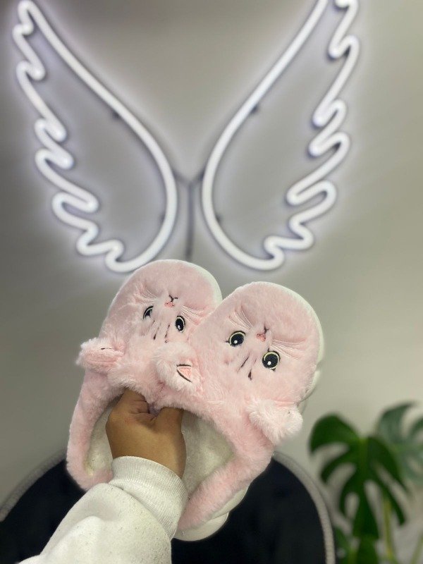 Producto - PANTUFLAS GATITO - ROSA