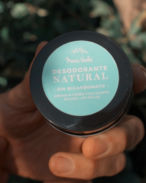 Producto - DESODORANTE NATURAL MANOS VERDES SIN BICARBONATO x 50 CC