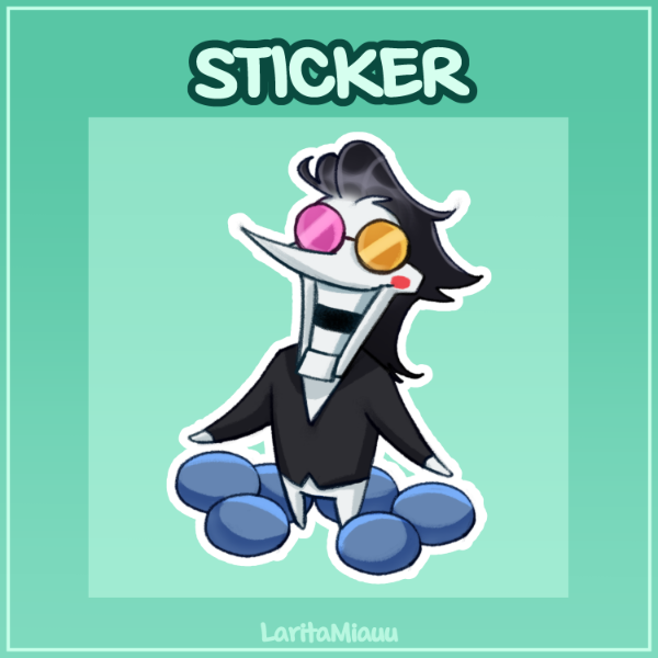 Producto - Spamton Deltarune Sticker