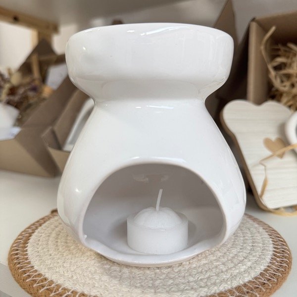 Producto - Hornito blanco con vela