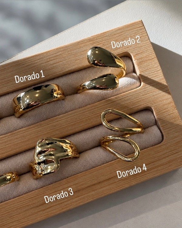 Producto - Anillos (plateado y dorados) - 0