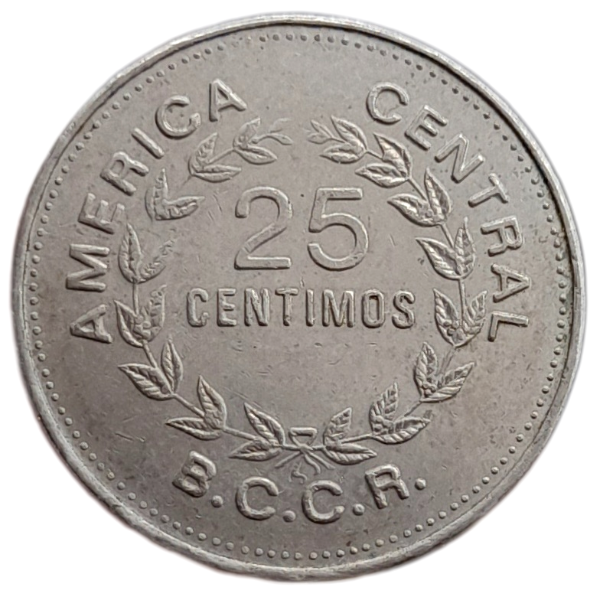 Producto - Costa Rica 25 Centimos 1976 Km#188.1 VF