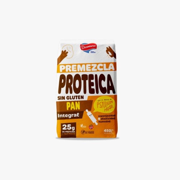 Producto - Premezcla de Pan Integral Proteica Sin Gluten  - Dicomere -