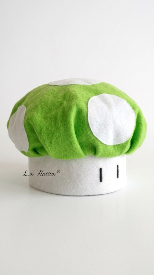 Producto - gorro Hongo Verde Mario - 2