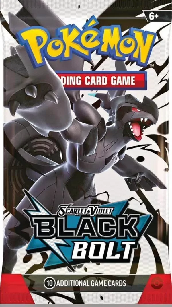 Producto - Scarlet and Violet - Black Bolt - Booster Pack INGLES - 10 Cartas