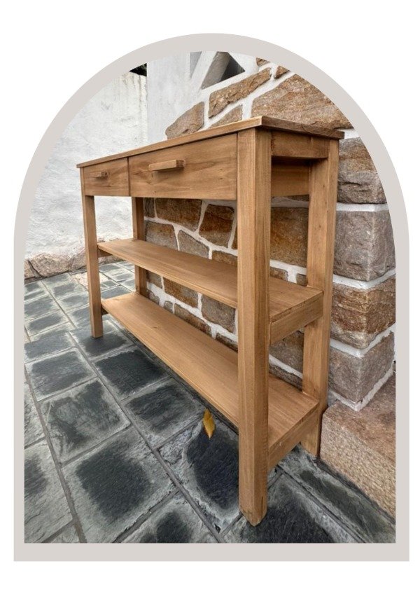 Producto - RECIBIDOR CON CAJONES Y DOS ESTANTES