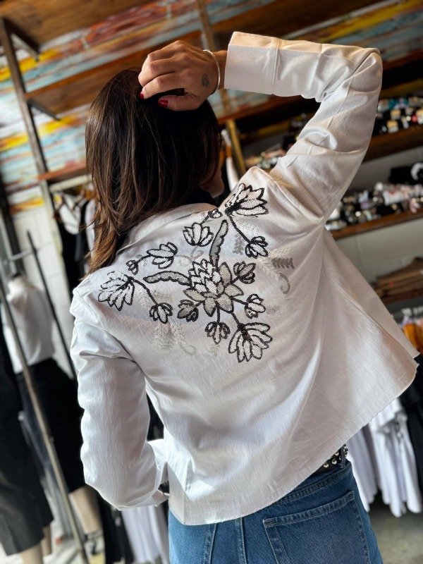 Producto - Campera Gabardina Flower