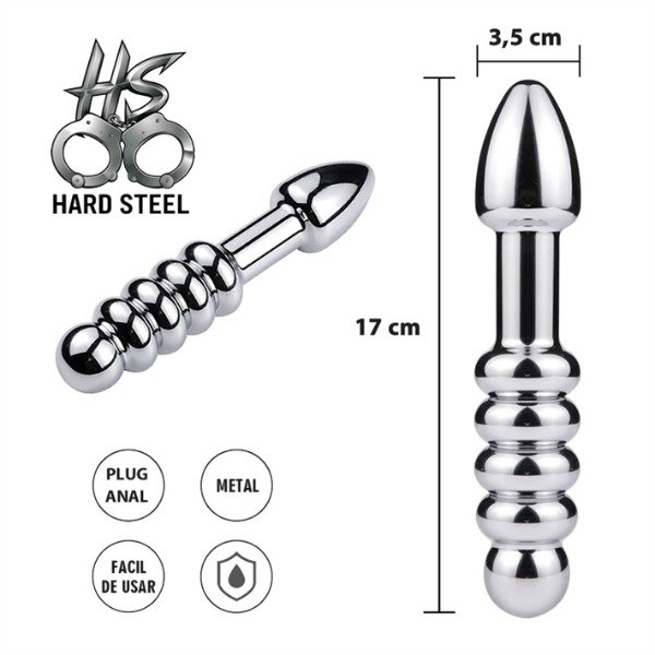 Producto - Plug doble punta metalico Hard Steel