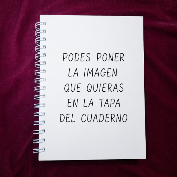 Producto - CUADERNO PERSONALIZADO