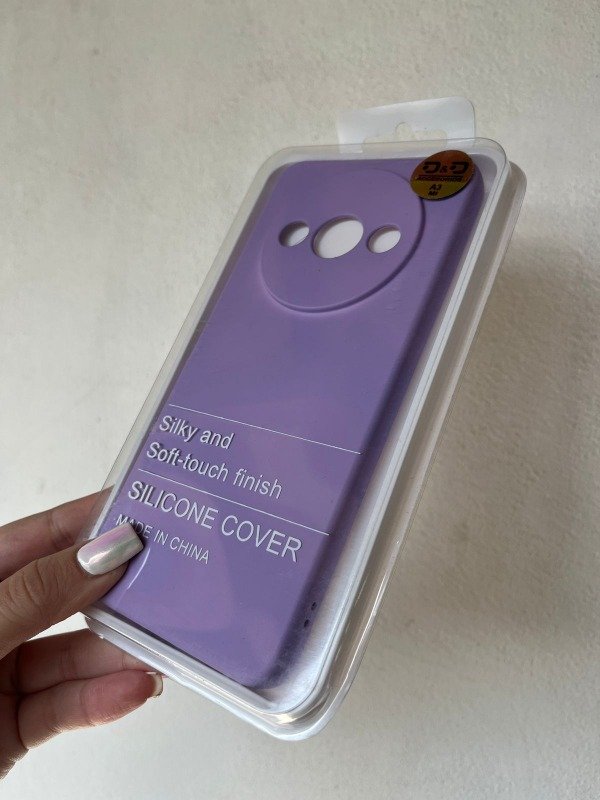 Producto - Xiaomi a3 silicona case lila