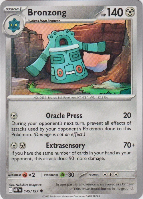Producto - Bronzong - 145/197 - Obsidian Flames