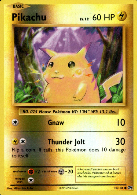 Producto - Pikachu - 35/108 - Evolutions - Reverse Holo