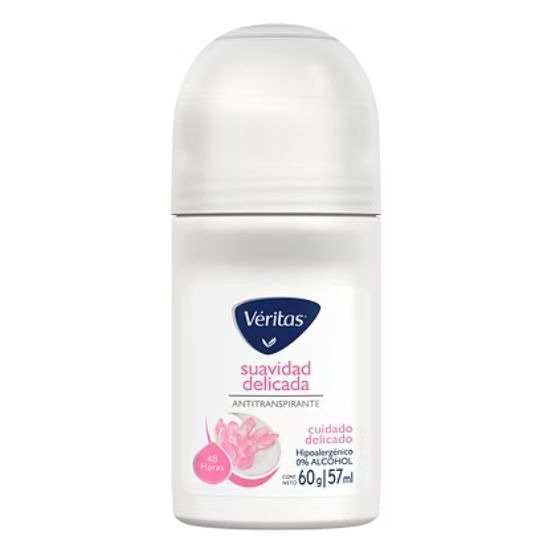 Producto - Anti Transpirante Roll On Suavidad Delicada (Femenino) x60grs (Veritas)