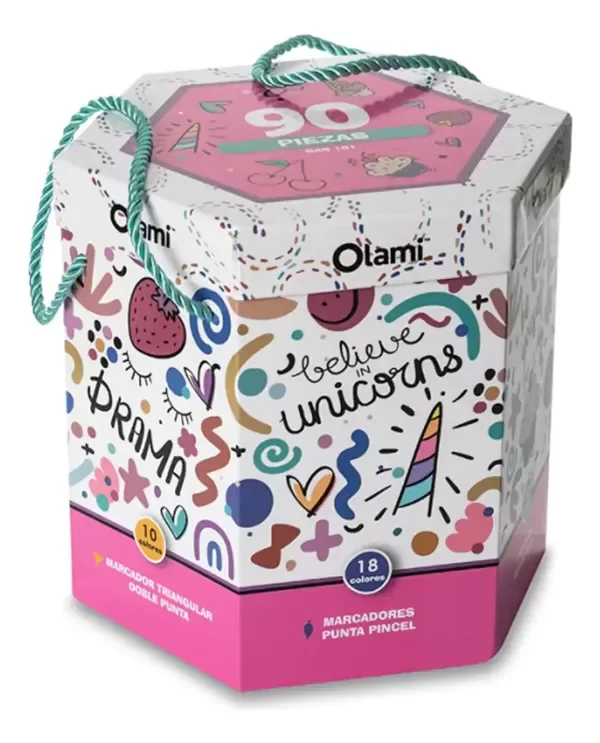 Producto - Set de Arte 90 piezas Olami - 2