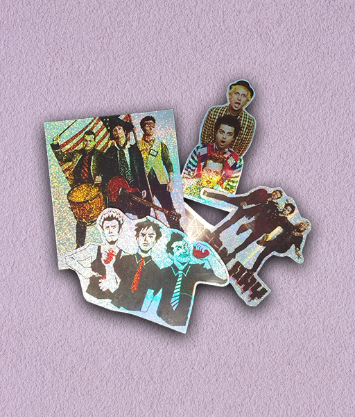 Producto - STICKERS HOLOGRÁFICOS - GREEN DAY - BANDA #2