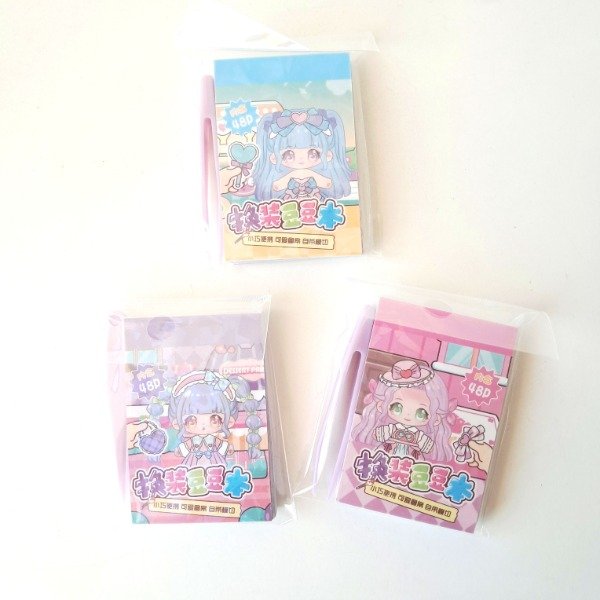 Producto - Mini Libreta de stickers - Dress up