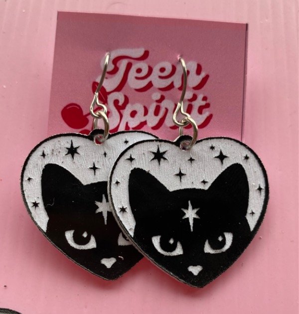Producto - aros gato corazón mod 2