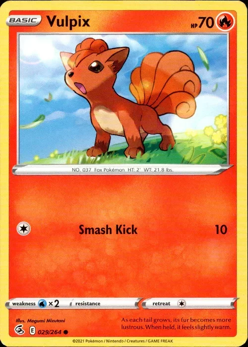 Producto - Vulpix - 029/264 - Fusion Strike