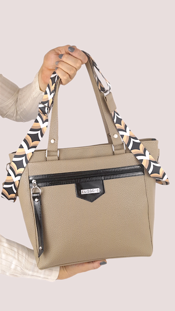 Producto - TOTE BAG - CARTERA VÉRTICE CEMENTO