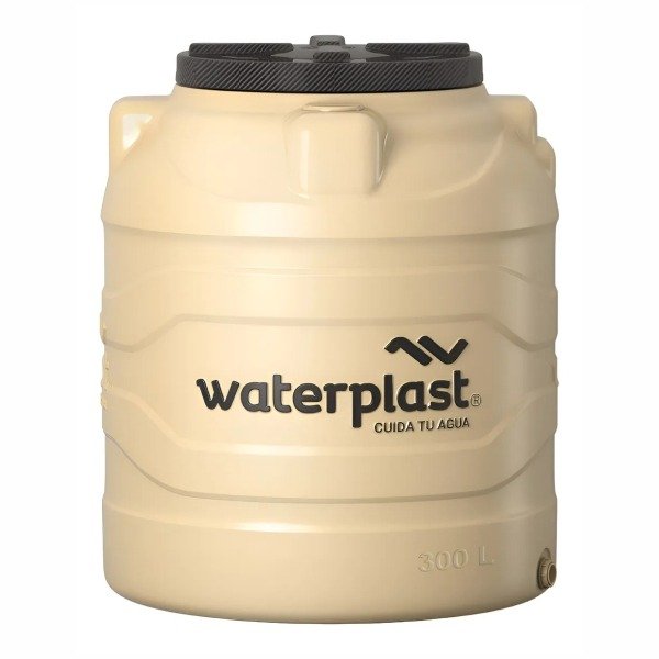 Producto - Tanque De Agua Waterplast Tricapa Dual Plus 300 Lts Color Beige