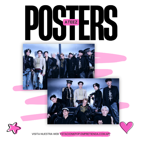 Producto - SET POSTERS ATEEZ GOLDEN HOUR
