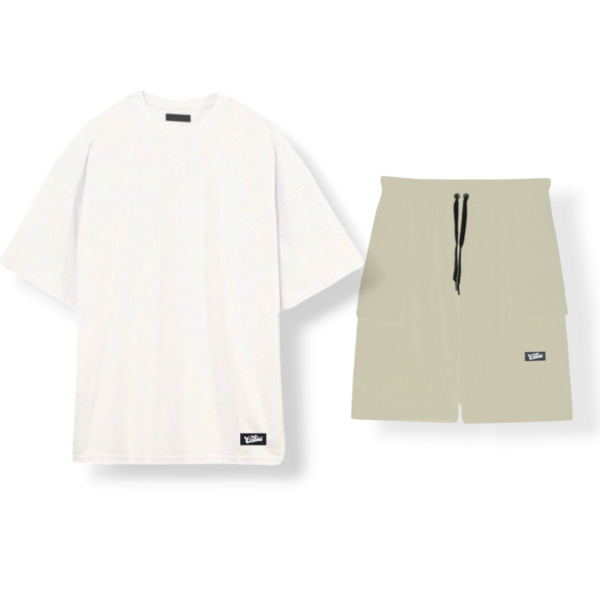Producto - CONJUNTO CARGO - BLANCO/BEIGE