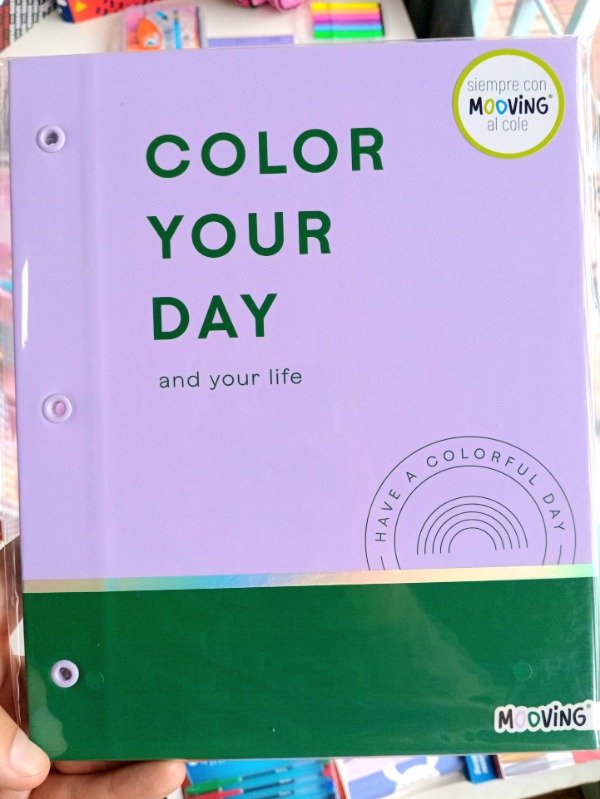 Producto - Carpeta N3 Mooving - 2 Tapas - Color Your Day