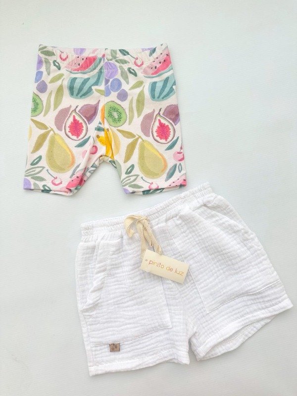 Producto - Biker frutas y short de gasa kids