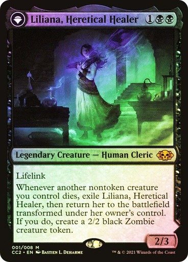 Producto - Liliana, Heretical Healer // Liliana, Defiant Necromancer (Foil)