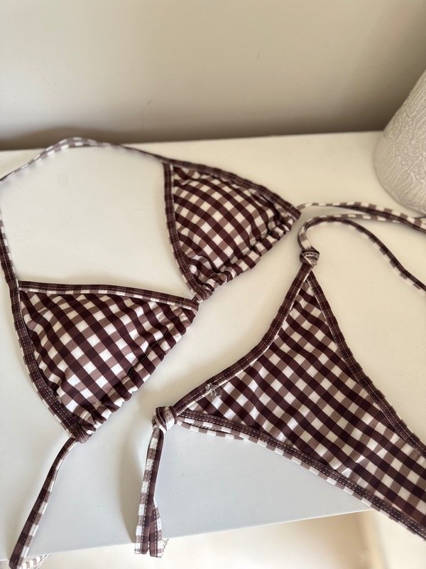 Producto - Bikini Sere Cuadrille chocolate - precio especial y regalito - - 3