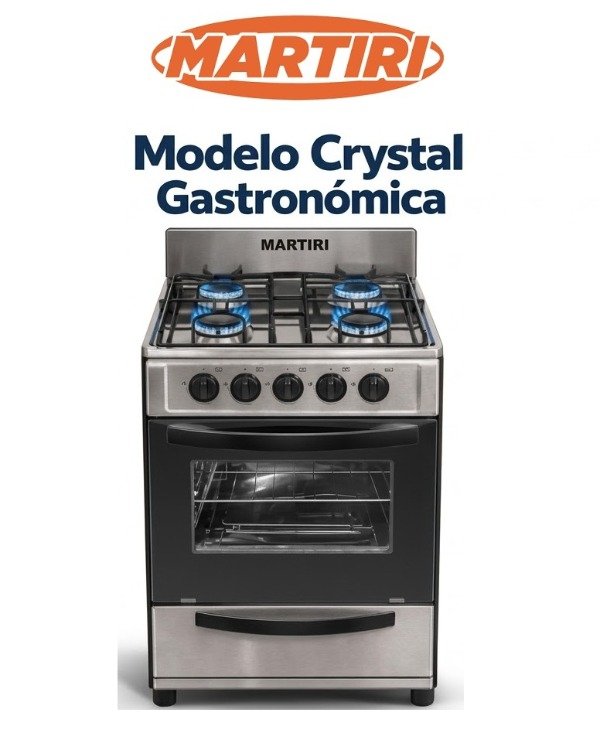 Producto - COCINA MARTIRI INOX MULTIGAS CON PARRILA