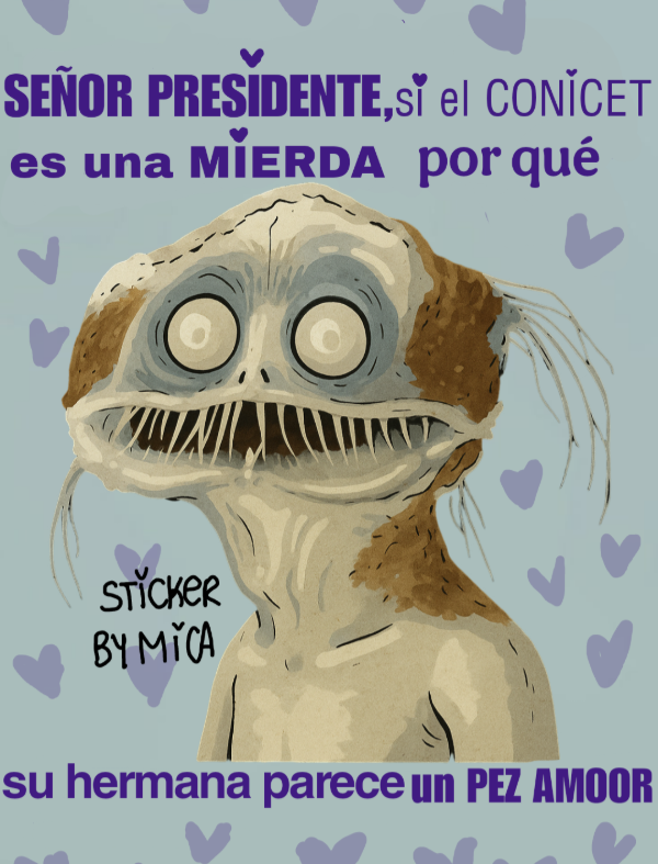 Producto - Sticker pez conicet