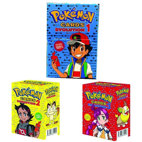 Producto - Cartas Pokémon Evolution Evolución 1 2 3