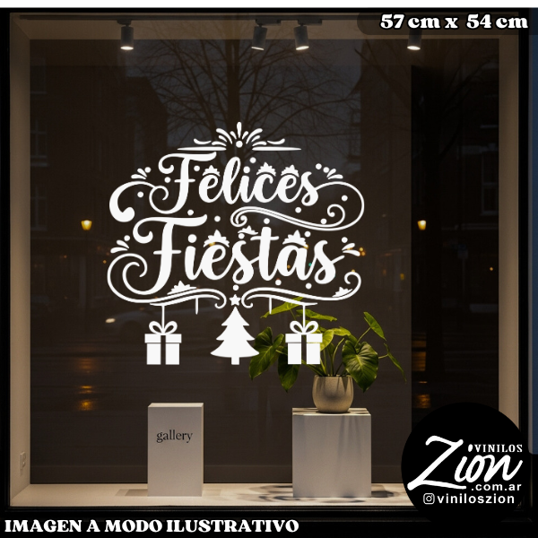 Producto - Vinilos Decorativos Felices Fiestas