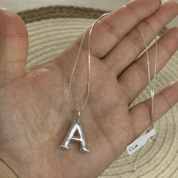 Producto - CONJUNTO -PLATA 925- INICIAL "A" - 1